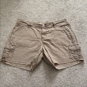 Natural Reflections Tan Cargo Shorts